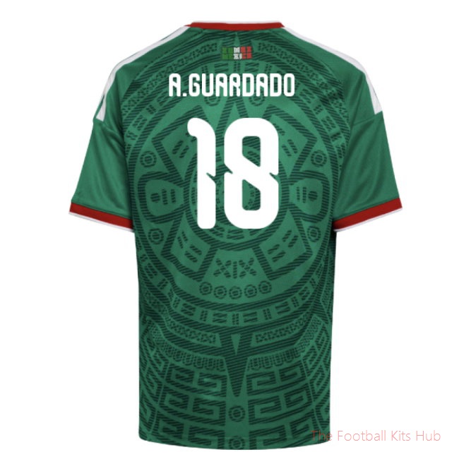 [LK] 2026/27 Mexico Home Shirt (Kids) (A.Guardado 18)