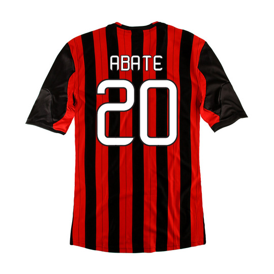 High Quality Performance Driven 1314 AC Milan Home 20 Abate Shirt