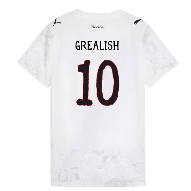 Manchester City 2025-20 Home Football Shirt Grealish Signature 10 M...