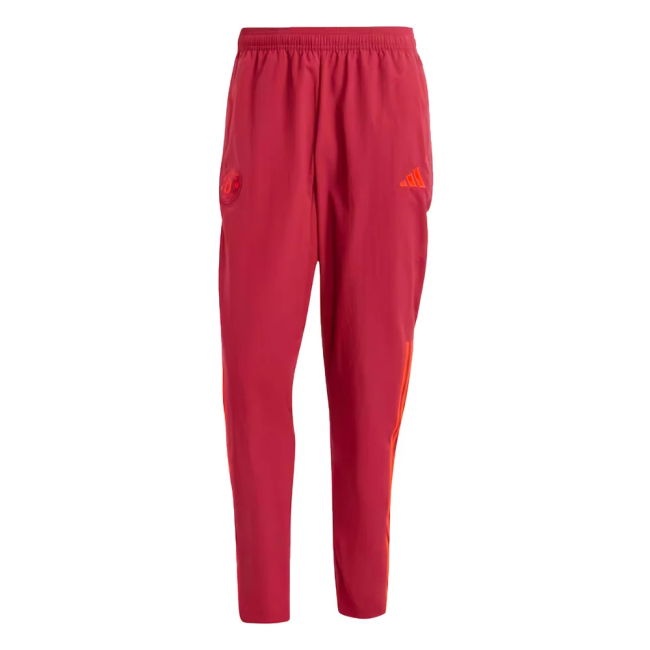 Women's 2023-2024 Man Utd EU Presentation Pants (Burgundy)