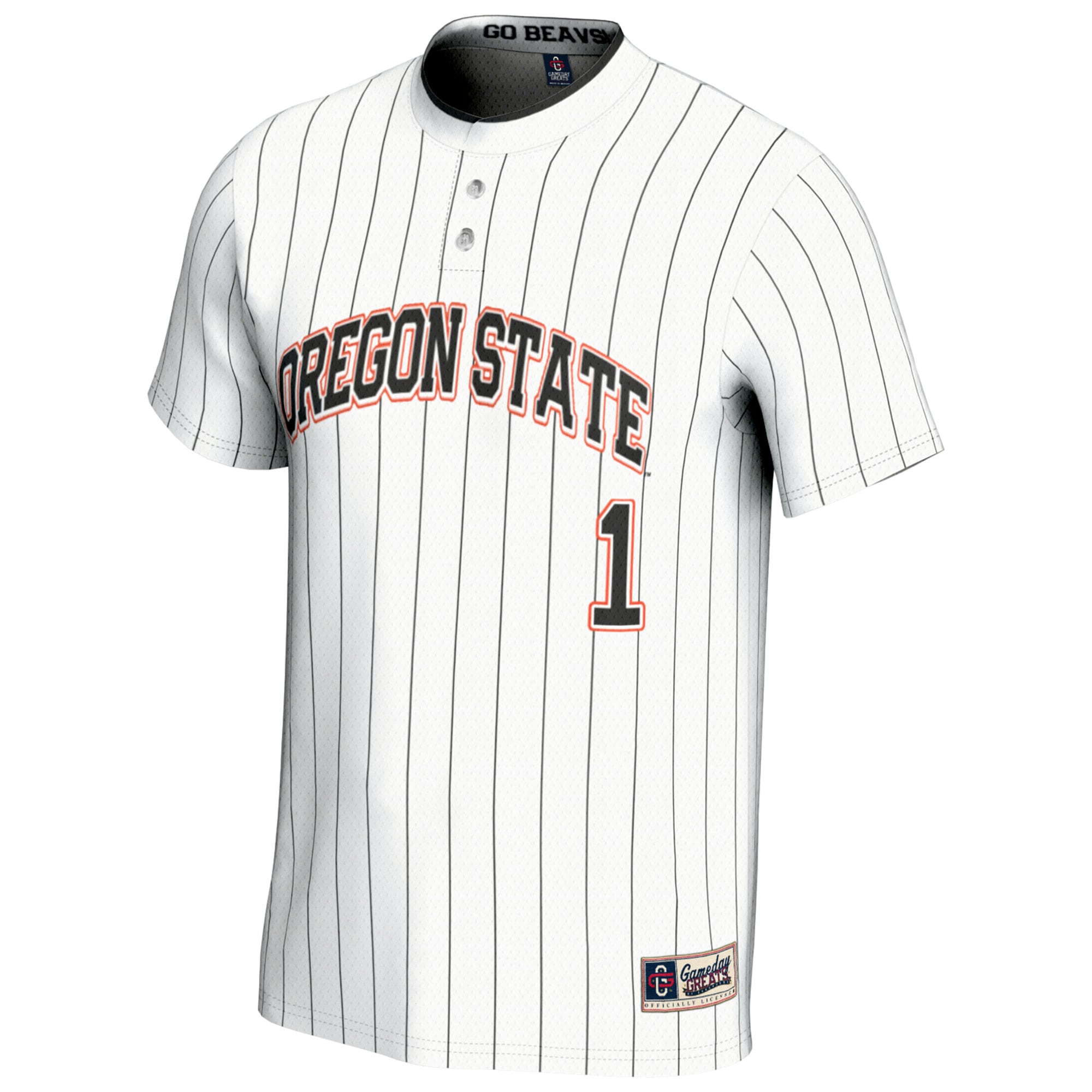 [DDG] Oregon State Beavers GameDay Greats Youth Softball Fashion Jersey - White