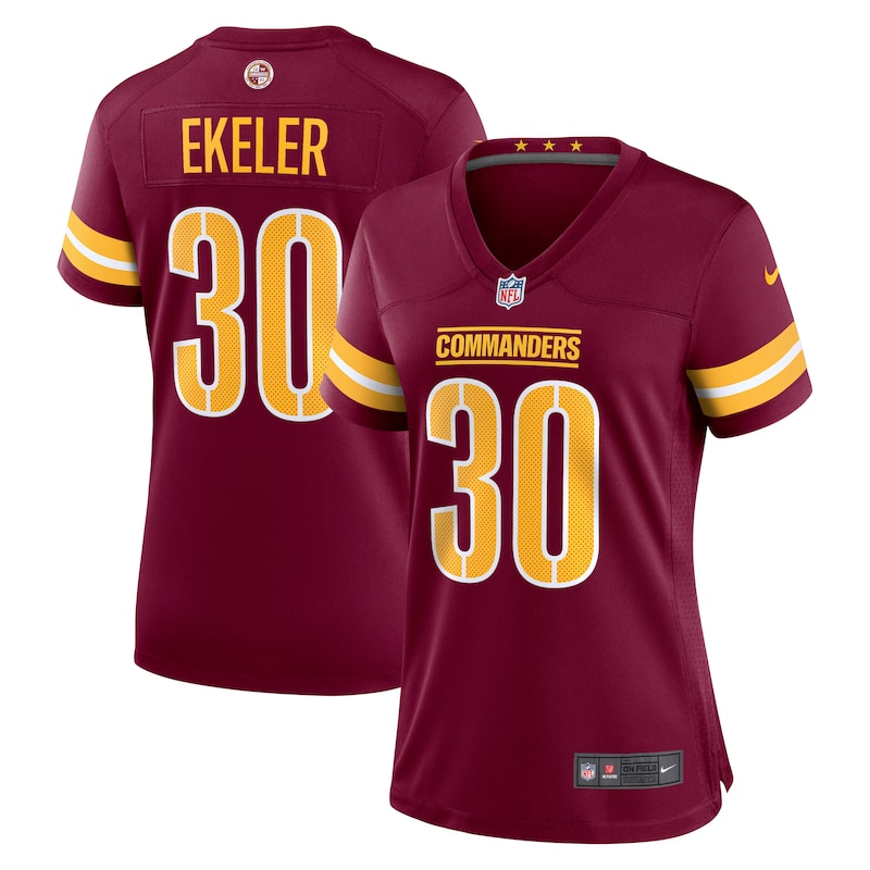 None Austin Ekeler WAS Commanders Powerful Premium Material Jersey