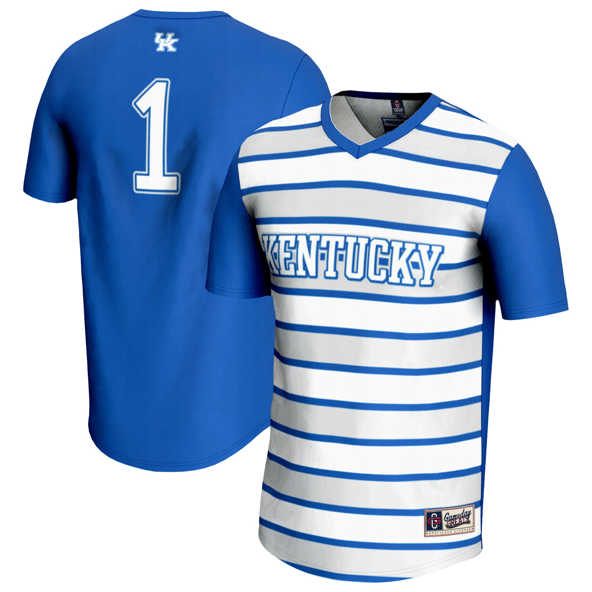 [NJP] Kentucky Wildcats GameDay Greats Unisex Lightweight Soccer Fashion Jersey - Royal
