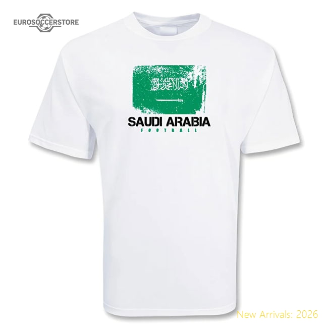 Saudi Arabia 20242025 Regular Tshirt  Elite Modern Moisturewicking