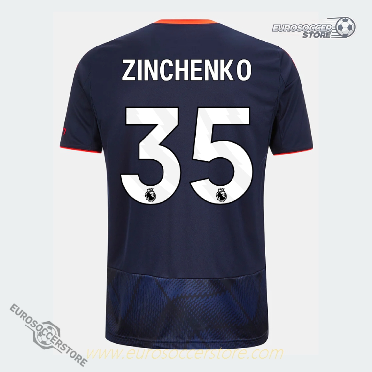 Nottingham Forest Third ZINCHENKO 35 Third Jersey 25-26