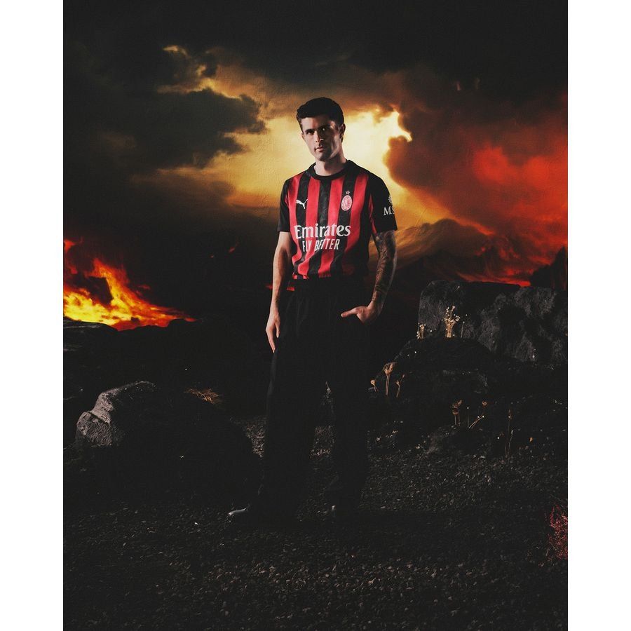 Milan Home Shirt 2025/26 For Algeria Football Fans