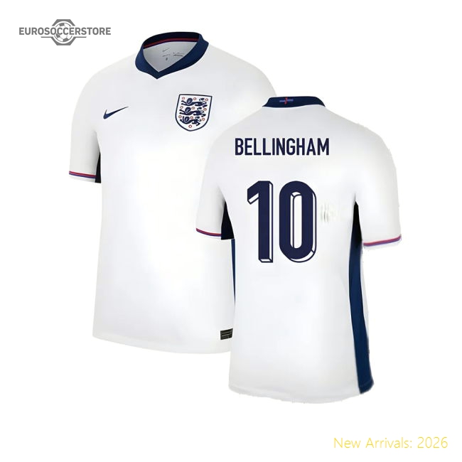 England Home Kit 2024-2025 Match Version Jersey For Days
