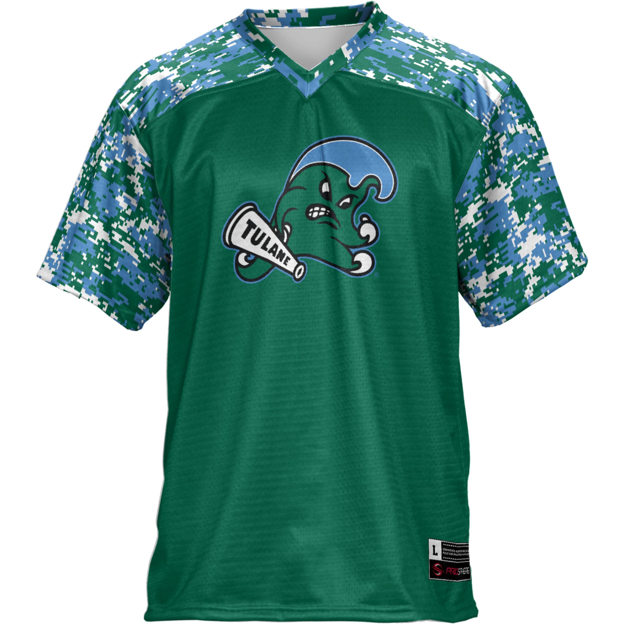 Men's Green Tulane Green Wave Football Jersey
