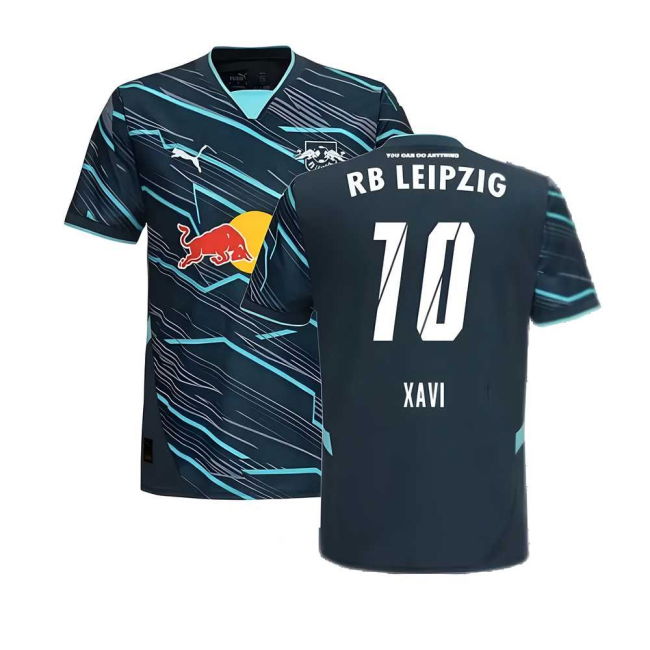 Leipzig Red Bull Leipzig Third Shirt Xavi #10 Top Tier Fervent Upd...