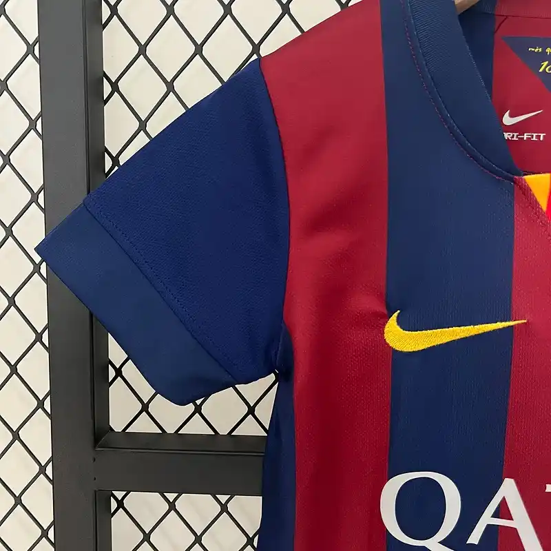 2014-2015 Kids Barcelona Jersey retro kit