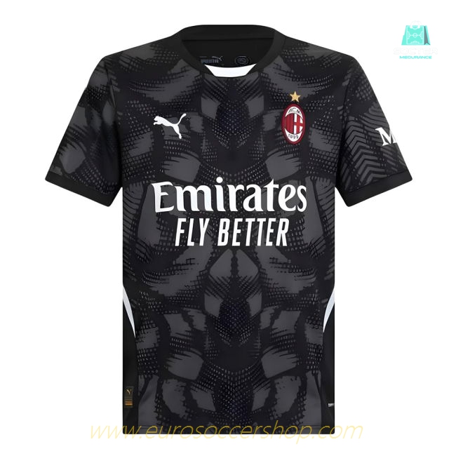 2024-2025 AC Milan Home Goalkeeper Shirt (Black)