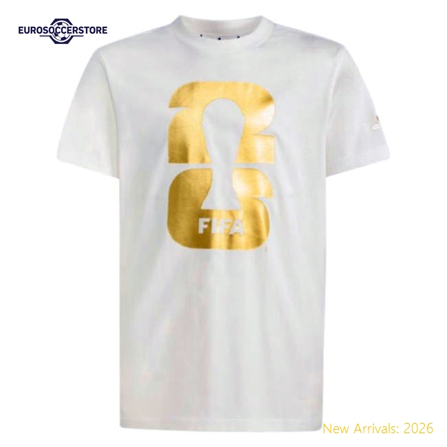 FIFA World Cup 2026 Official Emblem T-Shirt (White) - Kids