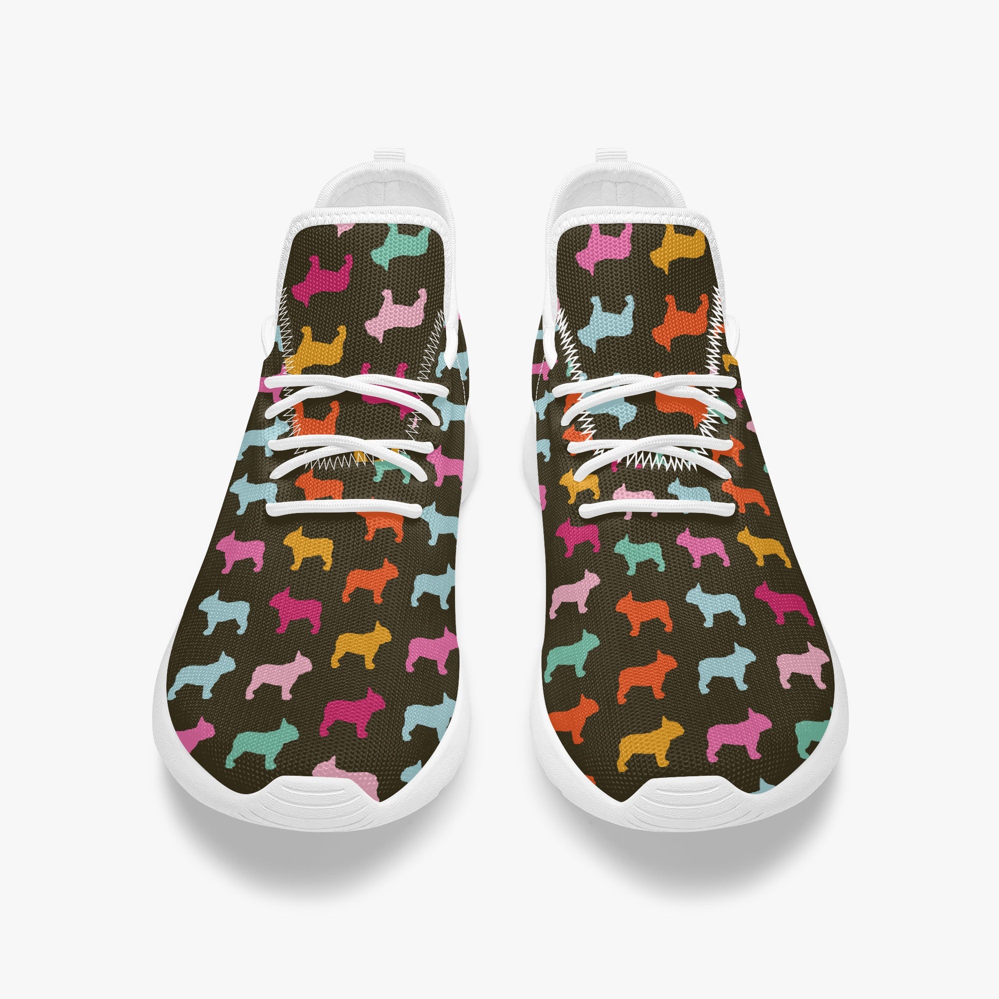 French Bulldog Lover Marshmallow Classic Sneakers Everyday Footwear