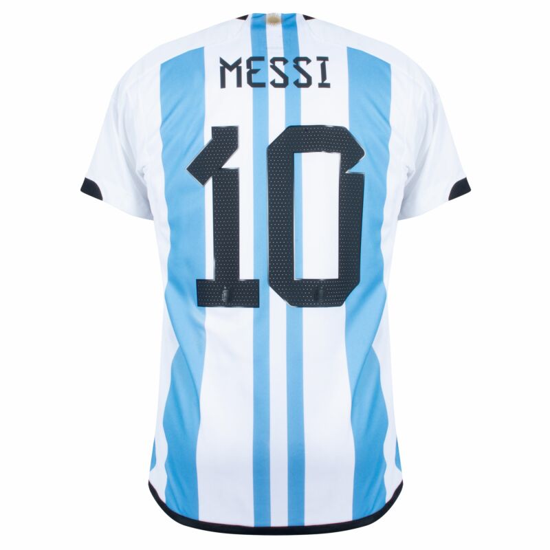 ARGENTINA HOME SHIRT WORLD CUP 2022 MESSI