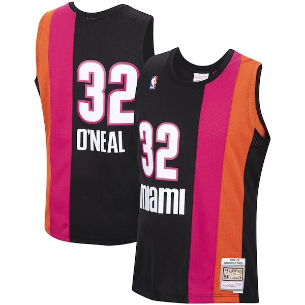Premium Shaquille O'Neal MIA NBA Jersey - Black - Affordable Price