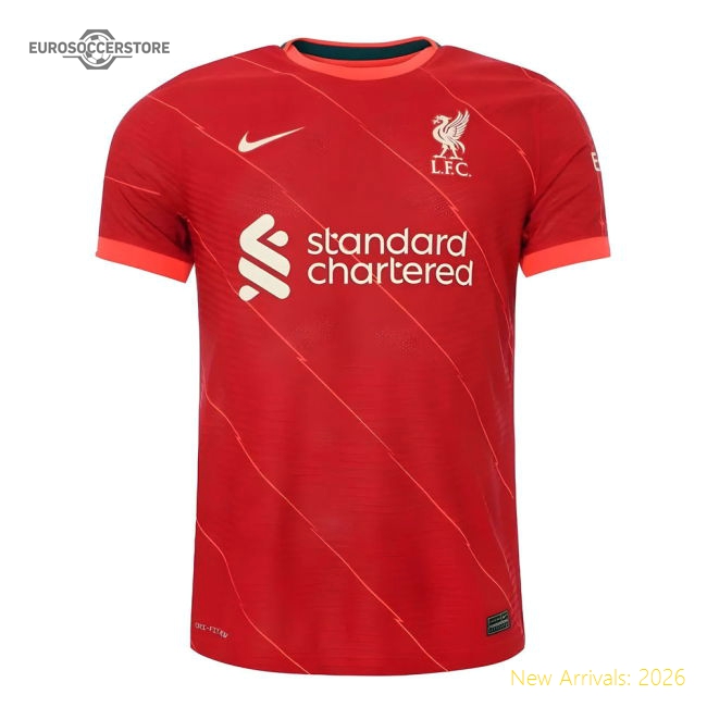 Pro-level Liverpool Home Jersey 2021-2022 Lightweight Stretchy