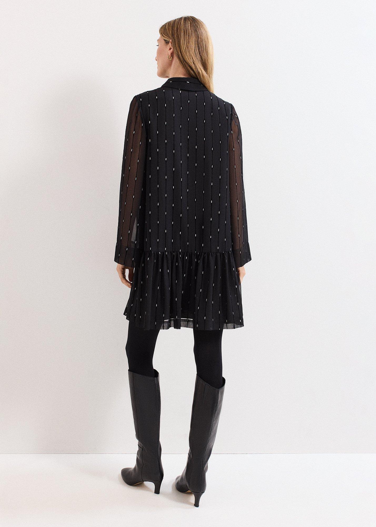 Tessa Glitter Mini Swing Dress