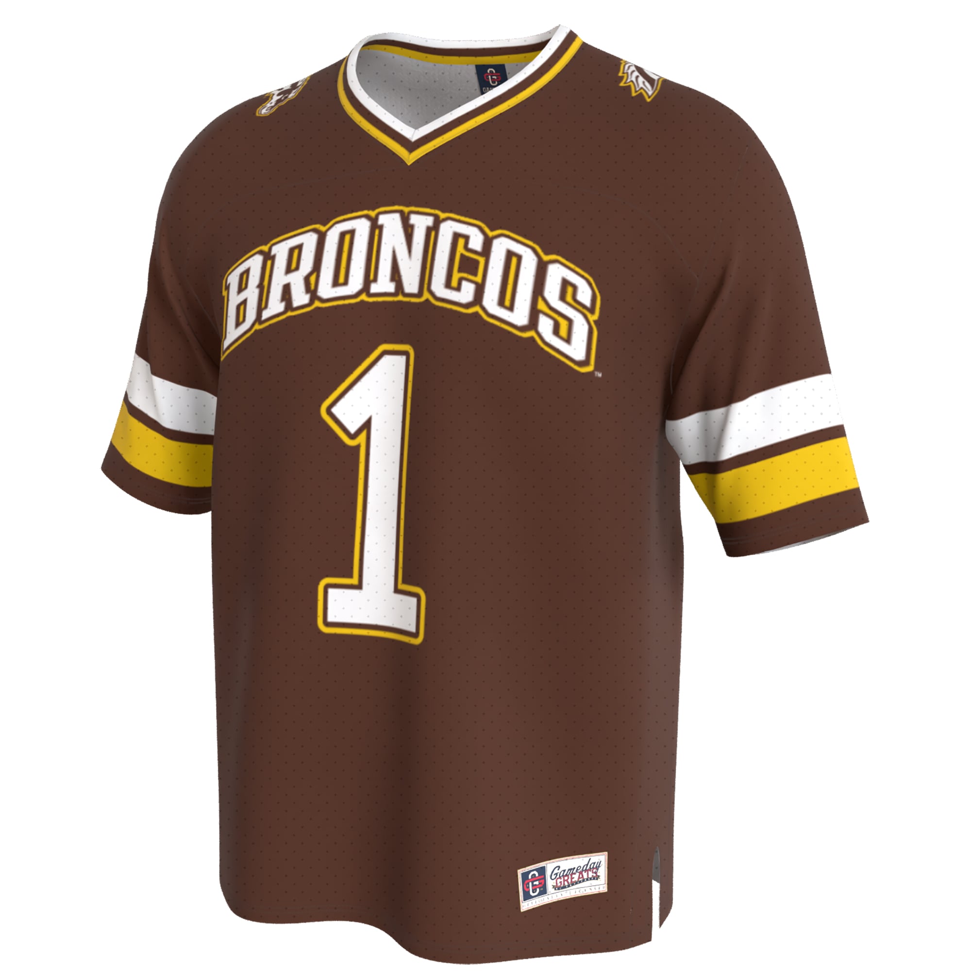 Unisex Brown Western Michigan Broncos Lightweight Collegiate Football Fashion Jersey