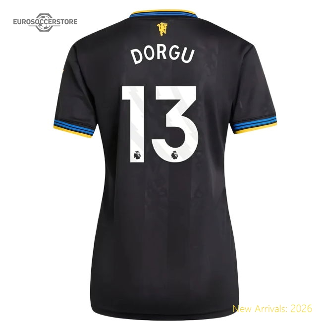 2025-2026 Man Utd Third Jersey (Womens) (Dorgu 13) For Premier League
