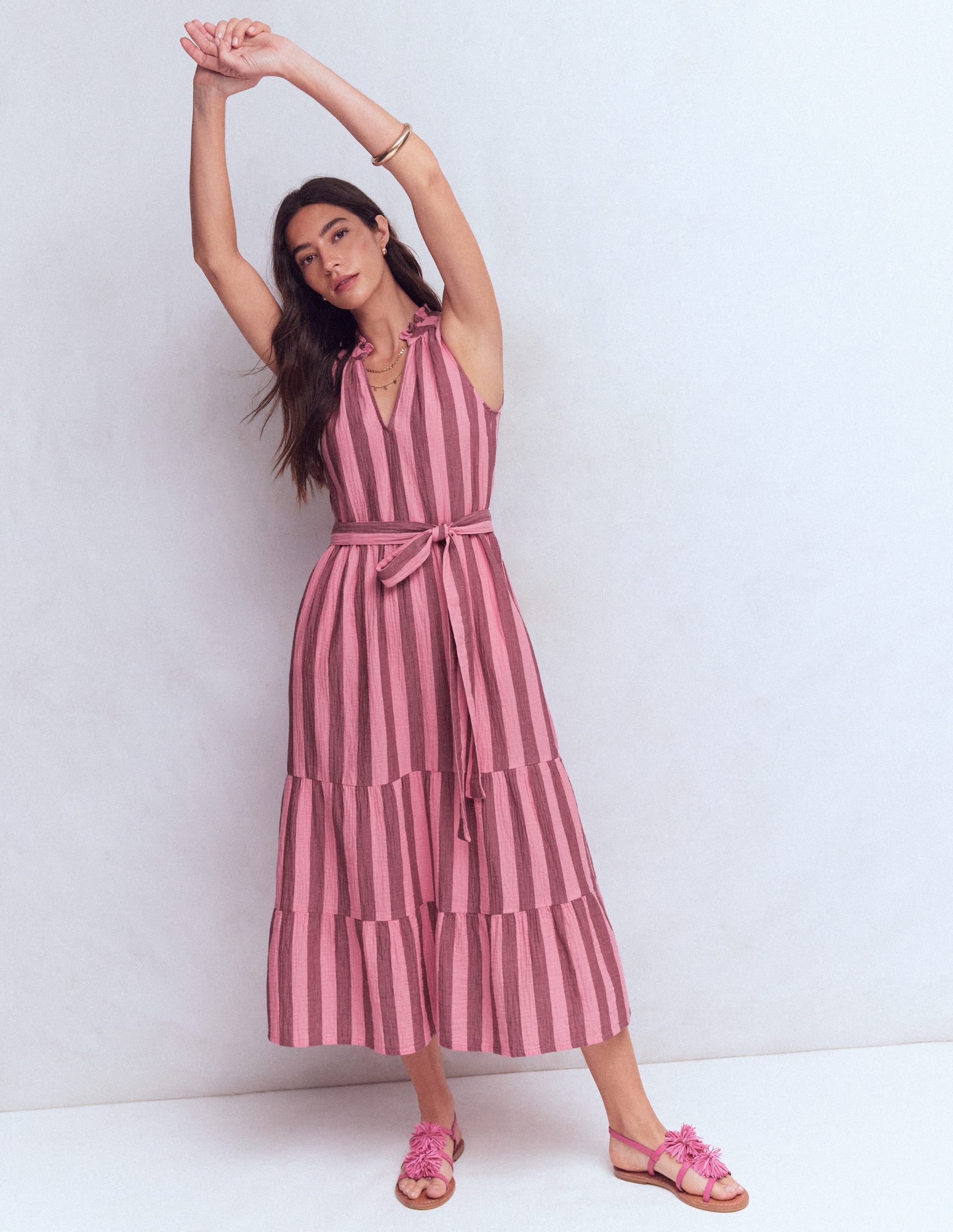 Viv Double Cloth Maxi Dress