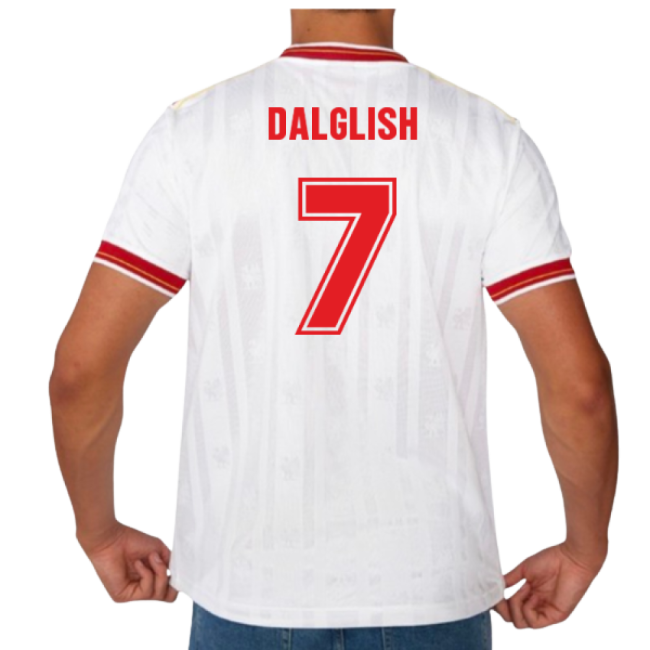 Official 1986 Liverpool Away Crown Paints Retro Shirt (dalglish 7)