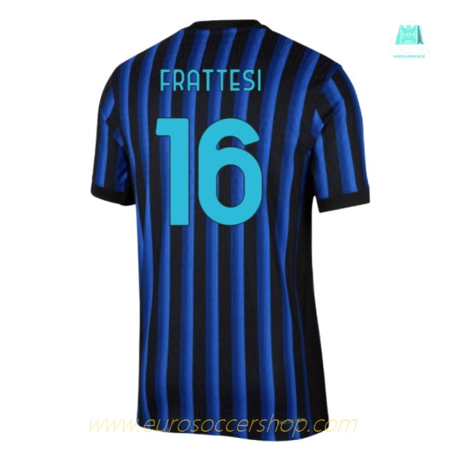 2025-2026 Inter Milan Home Authentic Dri-Fit ADV Shirt (Frattesi 16)