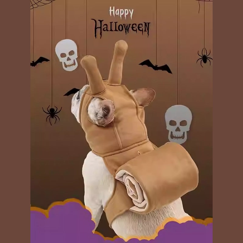 TrailBull Frenchie Snail Costume – Funny Halloween Party Transformed Costume