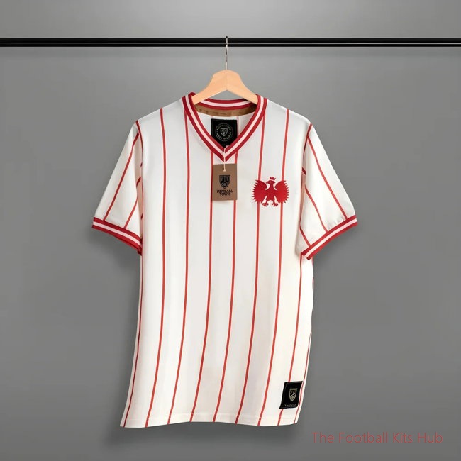 Men Vintage Poland Orly Soccer Jersey UEFA Euro