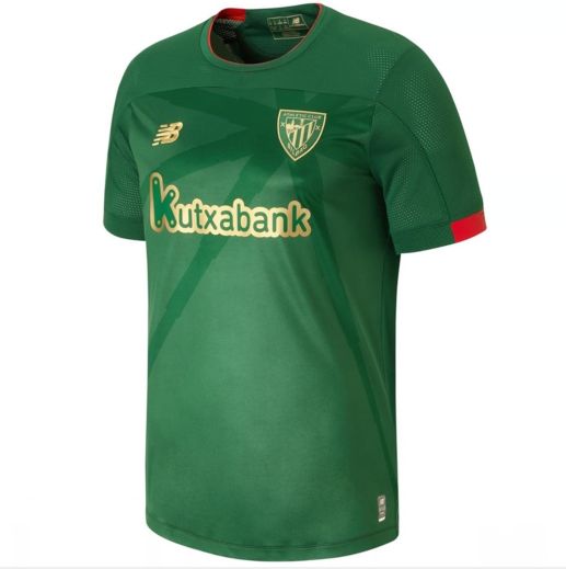 Breathable Athletic Bilbao Away 2019-20 Green Soccer Jersey Shirt