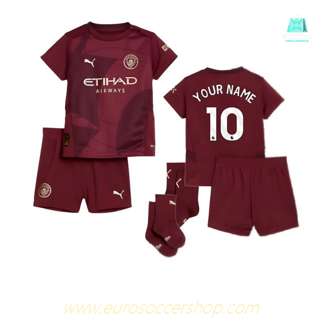 2024-2025 Man City Third Baby Kit (Your Name)