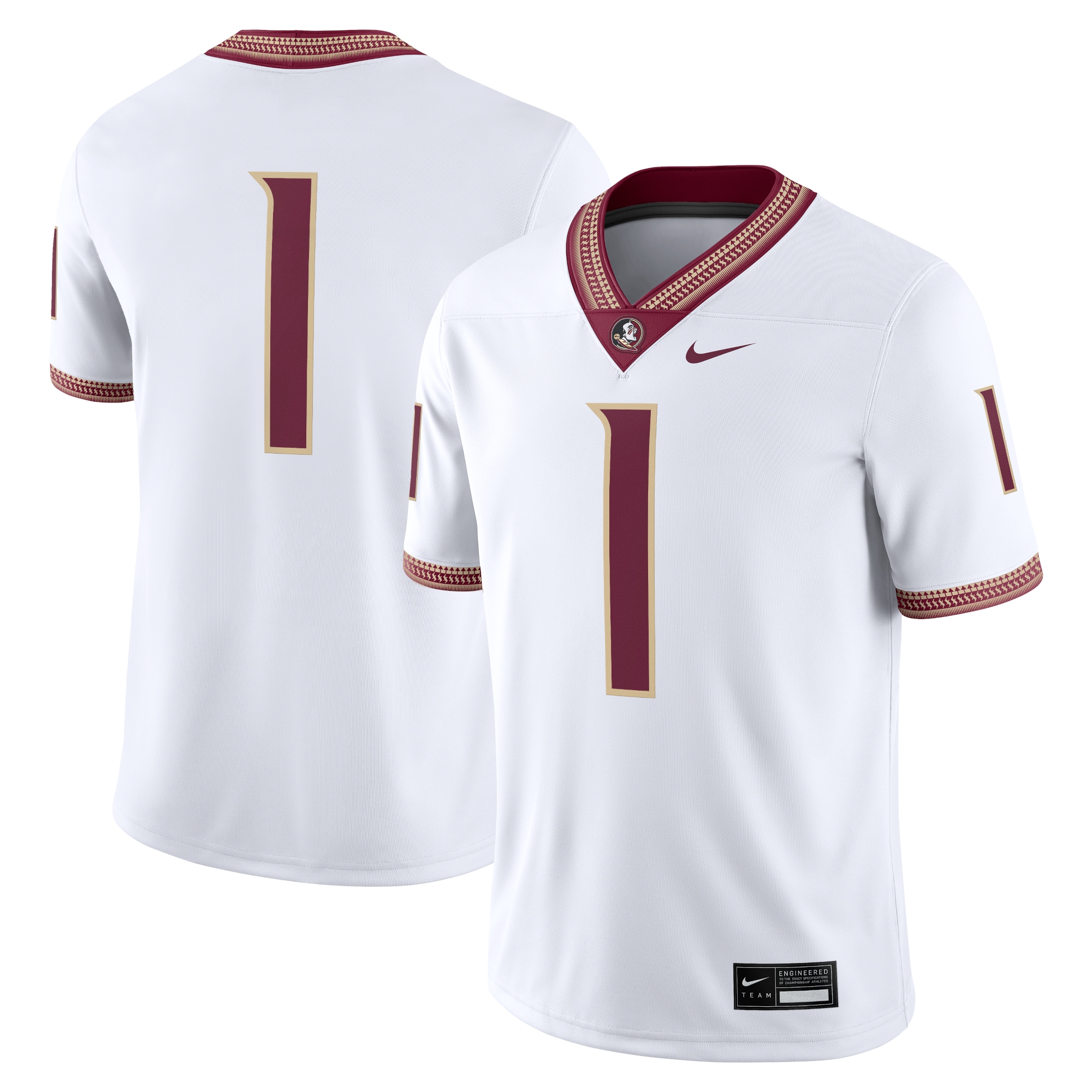 [NJP] Florida State Seminoles Game Jersey - White