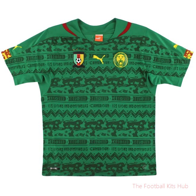 Cameroon 2014-15 Home Shirt (Mint) (Song 6)