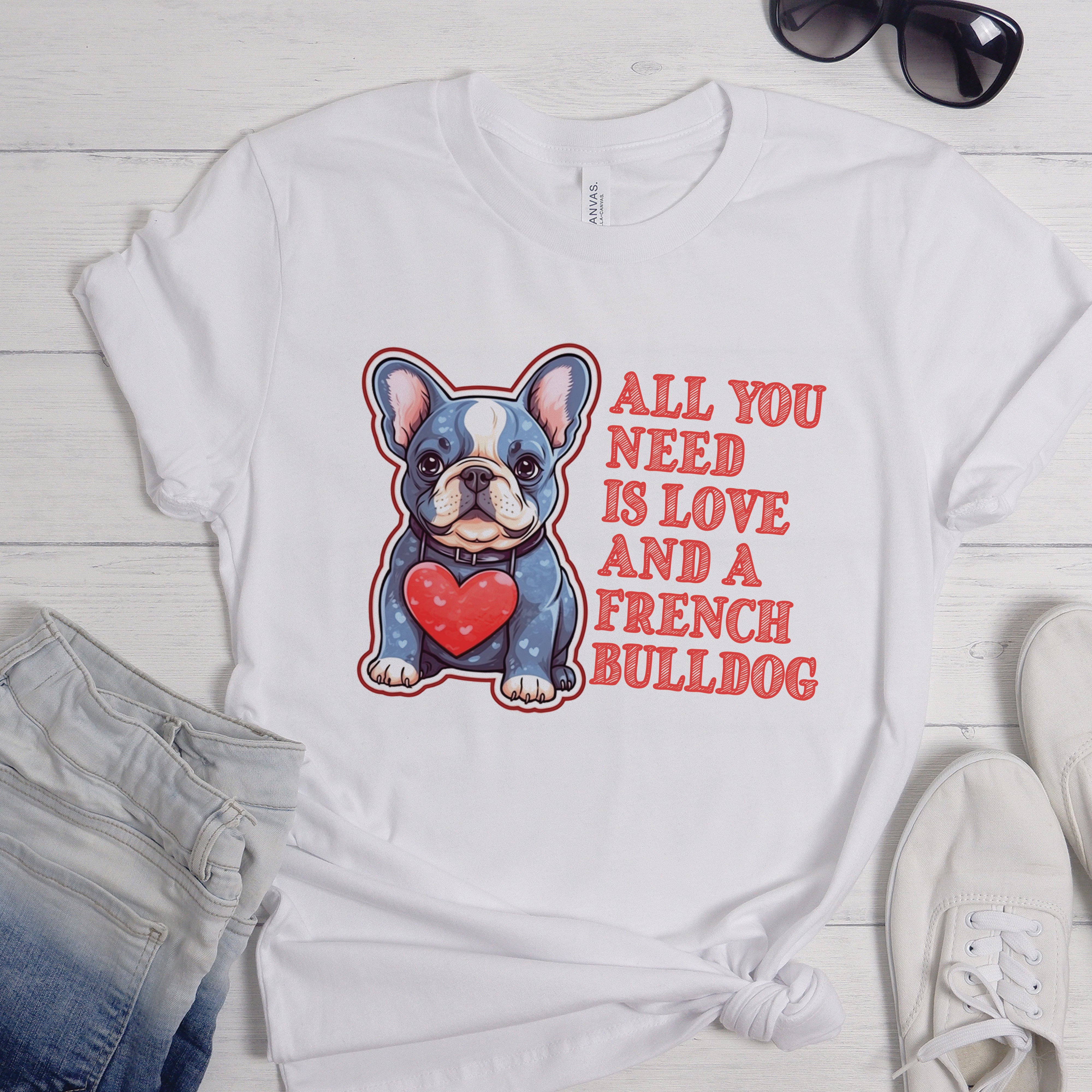 French Bulldog Fashion Meets Functionality Unisex T Shirt Durable Dog Item