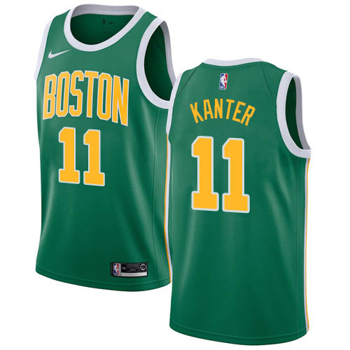 Professional Celtics NBA Swingman Jersey #11 Enes Kanter 2024 Earned