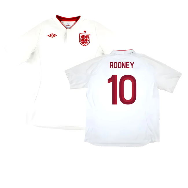 England 2012-13 Home (Mint) (Rooney 10)