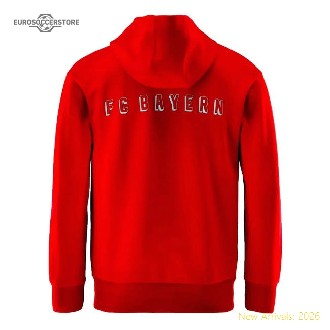 Trending High-Quality 2024-2025 Bayern Munich Anthem Jacket (Red)