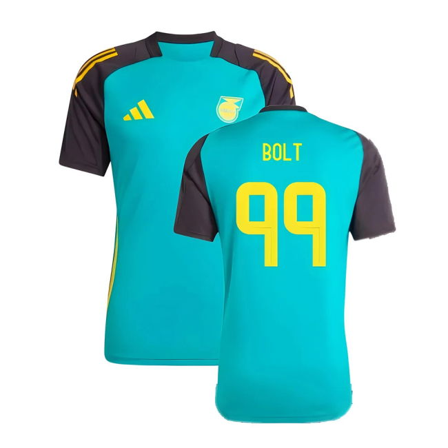2024-2025 Jamaica Training Jersey (Green) (Bolt 99)