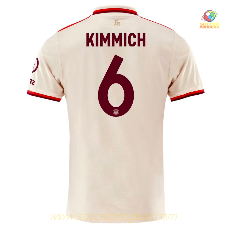 Team Jersey Soccer Uniform Kids Edition Bayern Munich Third 2024-2025 Season Kimmich