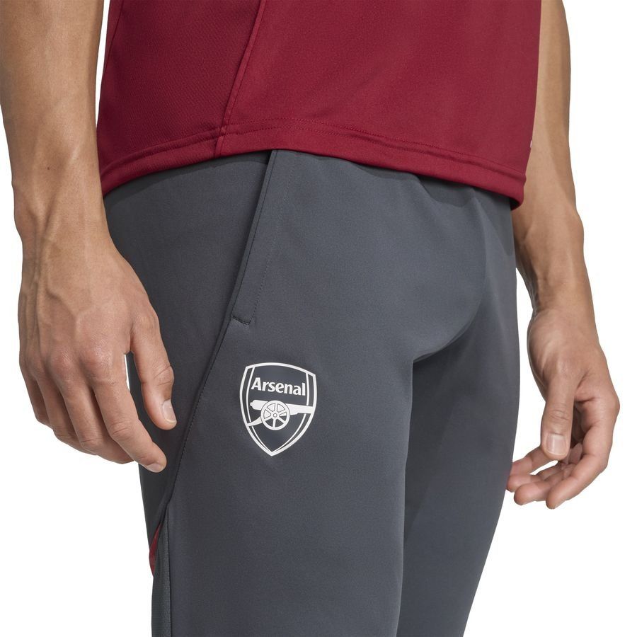 Arsenal Training Trousers Tiro 25 Eu Dark Grey/collegiate Burgundy