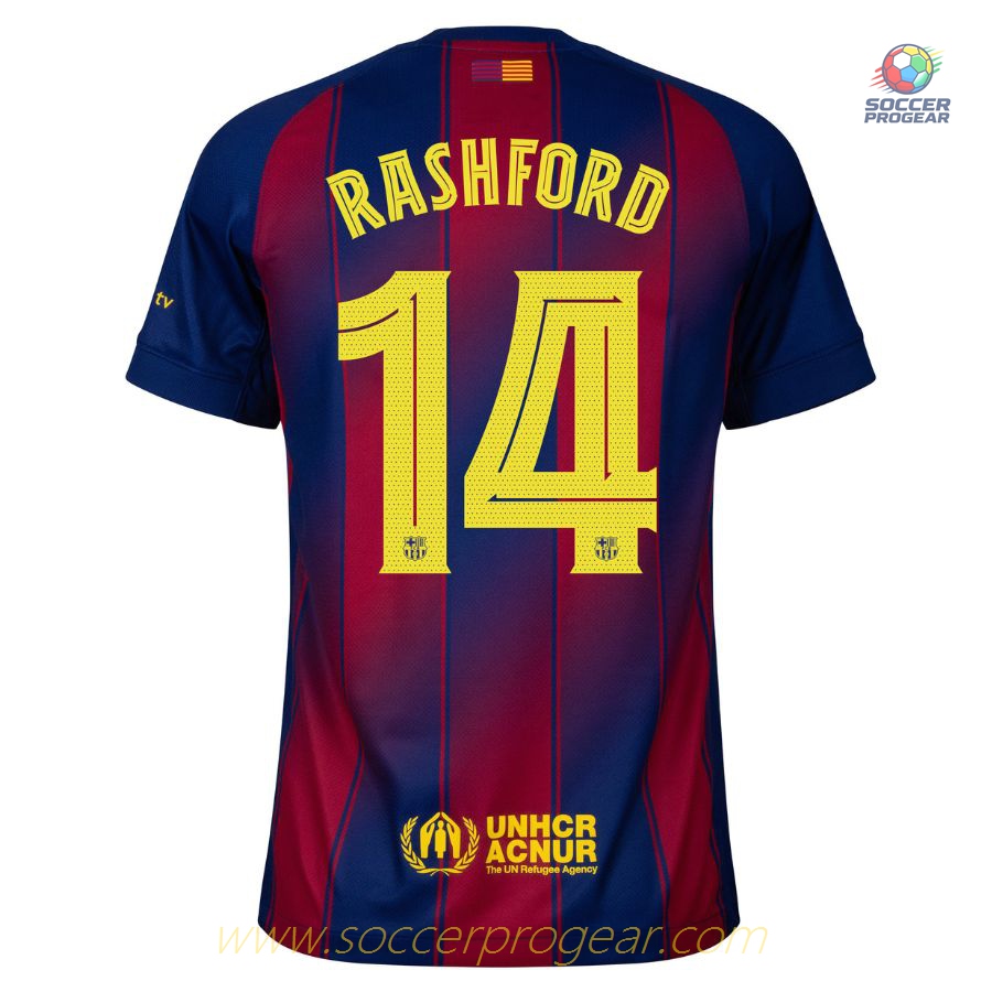 Barca Home Children Football Jersey 2025/26 Collection Rashford