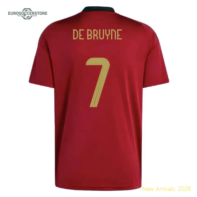 Belgium 2024-2025 Home Fan Shirt (Kids) (9-10y) (De Bruyne 7) (BNWT)