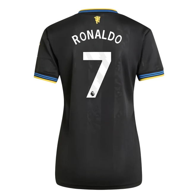 2025-20 Man Utd Authentic Third Soccer Jersey Ronaldo 7 L M Women S