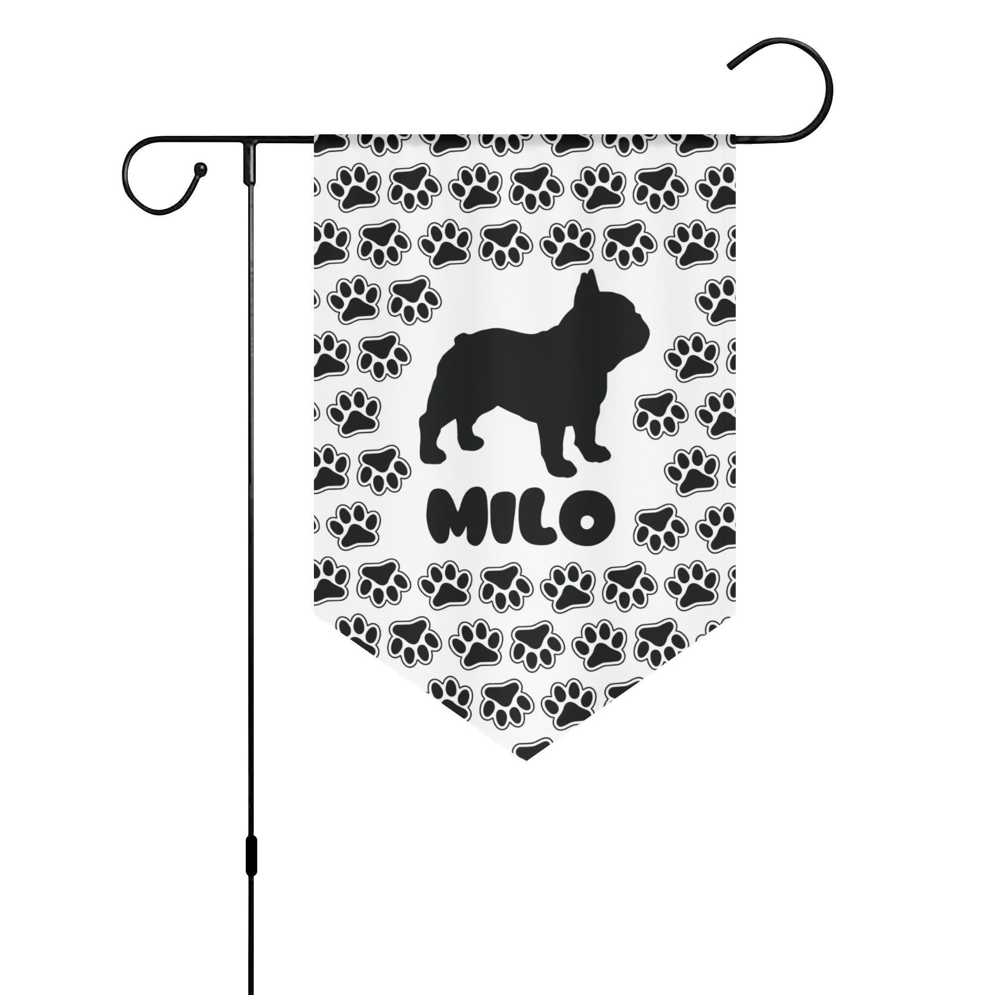 - Vet-recommended Garden Flag Banner With French Bulldog Name Indoor Use