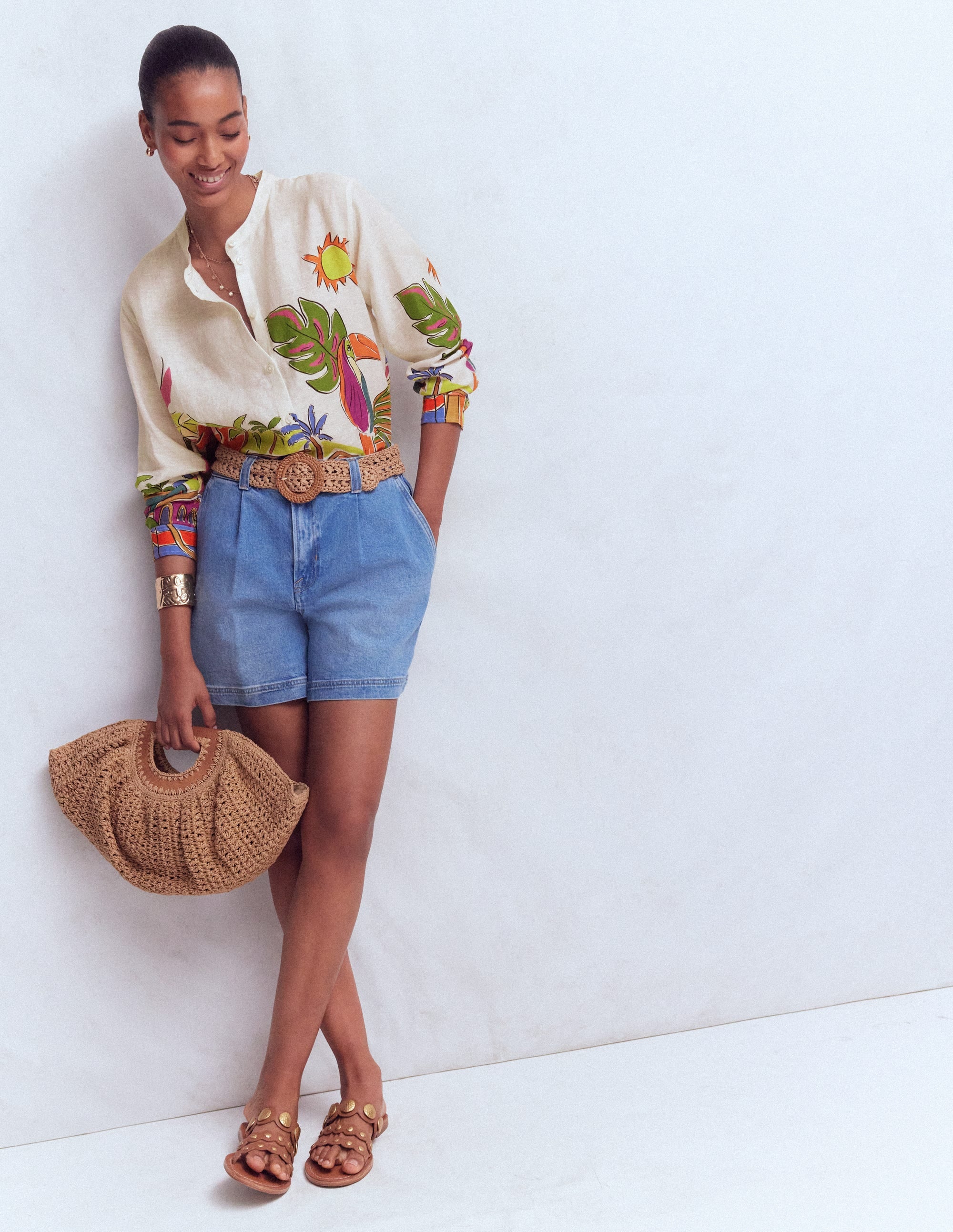 Longline Linen Shirt