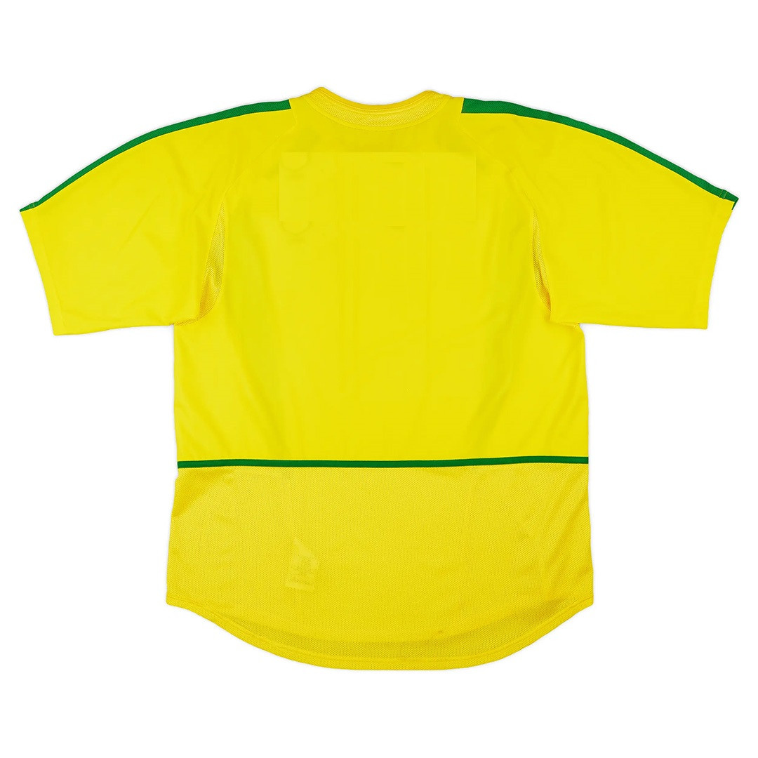Professional Moisture Wicking 2002 BRAZIL RETRO HOME SHIRT