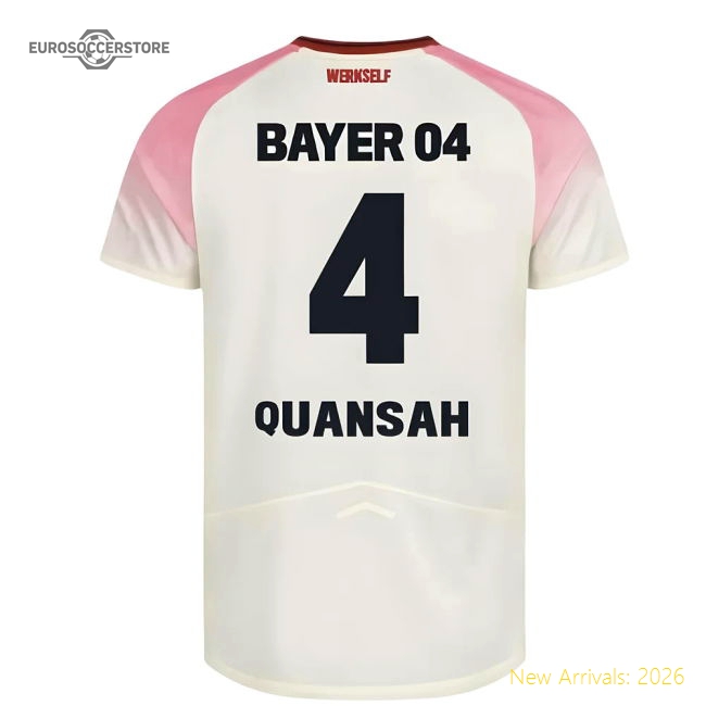 2025-2026 Bayer Leverkusen Second Jersey (kids) (quansah 4)