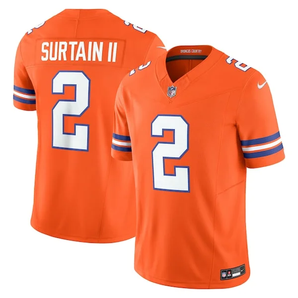 None Patrick Surtain Limited Jersey - Orange | NFL Player Jersey