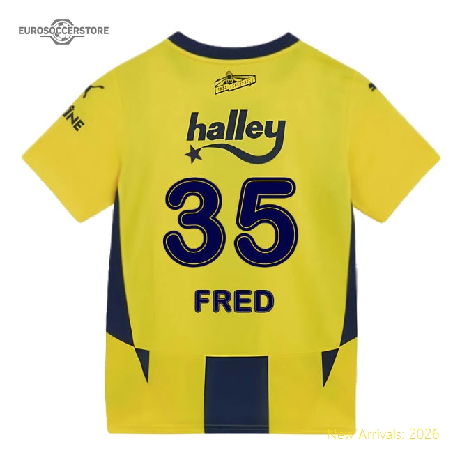 2024-2025 Fenerbahce Home Shirt (Kids) (Fred 35)