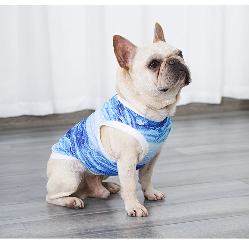 FrostyPet Frenchie Summer Cooling Vest