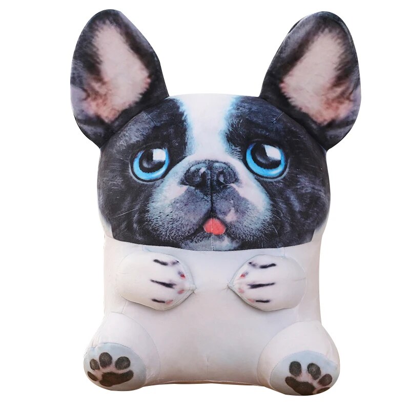 Cuddle-worthy Frenchie Shaped Plush Cushion Pet Gear | Vet-recommended